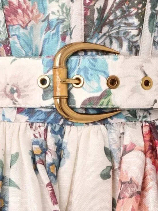 Zimmermann Floral Mini Dress - Multicolor - Picture 6 of 13